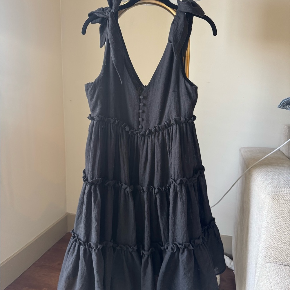 English Factory Elegant Black Dress